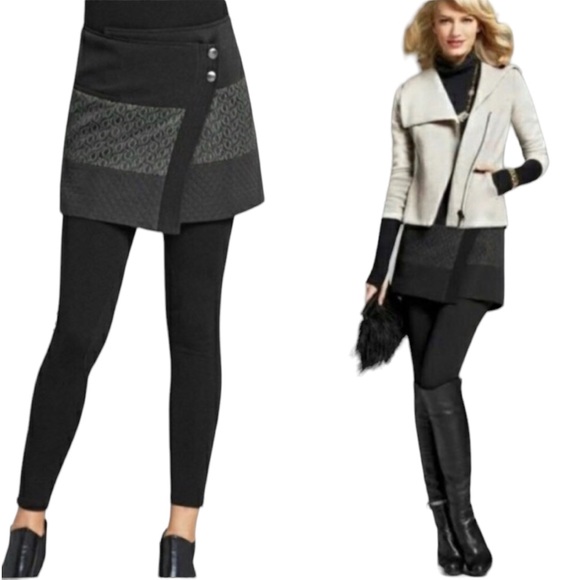 CAbi Dresses & Skirts - CAbi Swathe Quilted Mixed Media Skirt